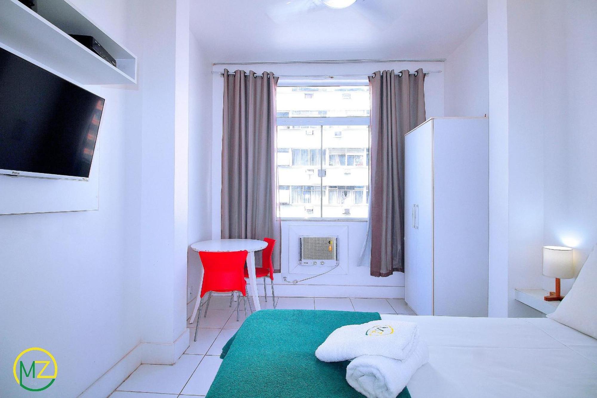 Studio Vista Mar Para 3 Pessoas Em Copacabana ริโอเดจาเนโร ภายนอก รูปภาพ